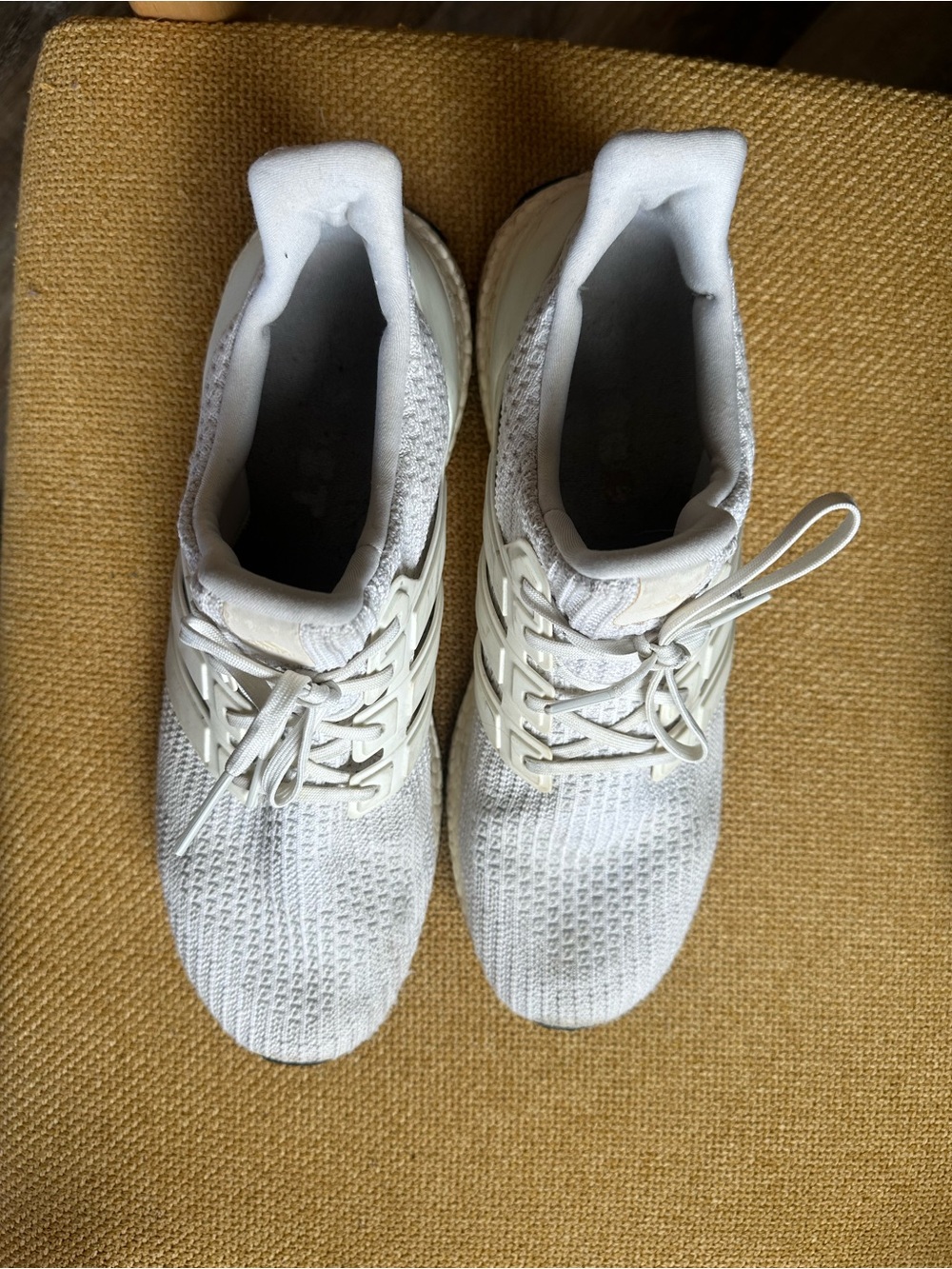 adidas Women's Knit Lace-Up Sneakers - White